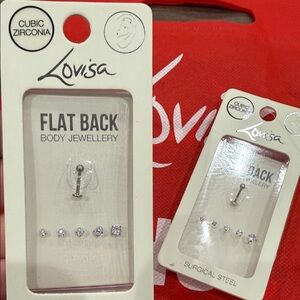 Lovisa Flat Back Earring Set